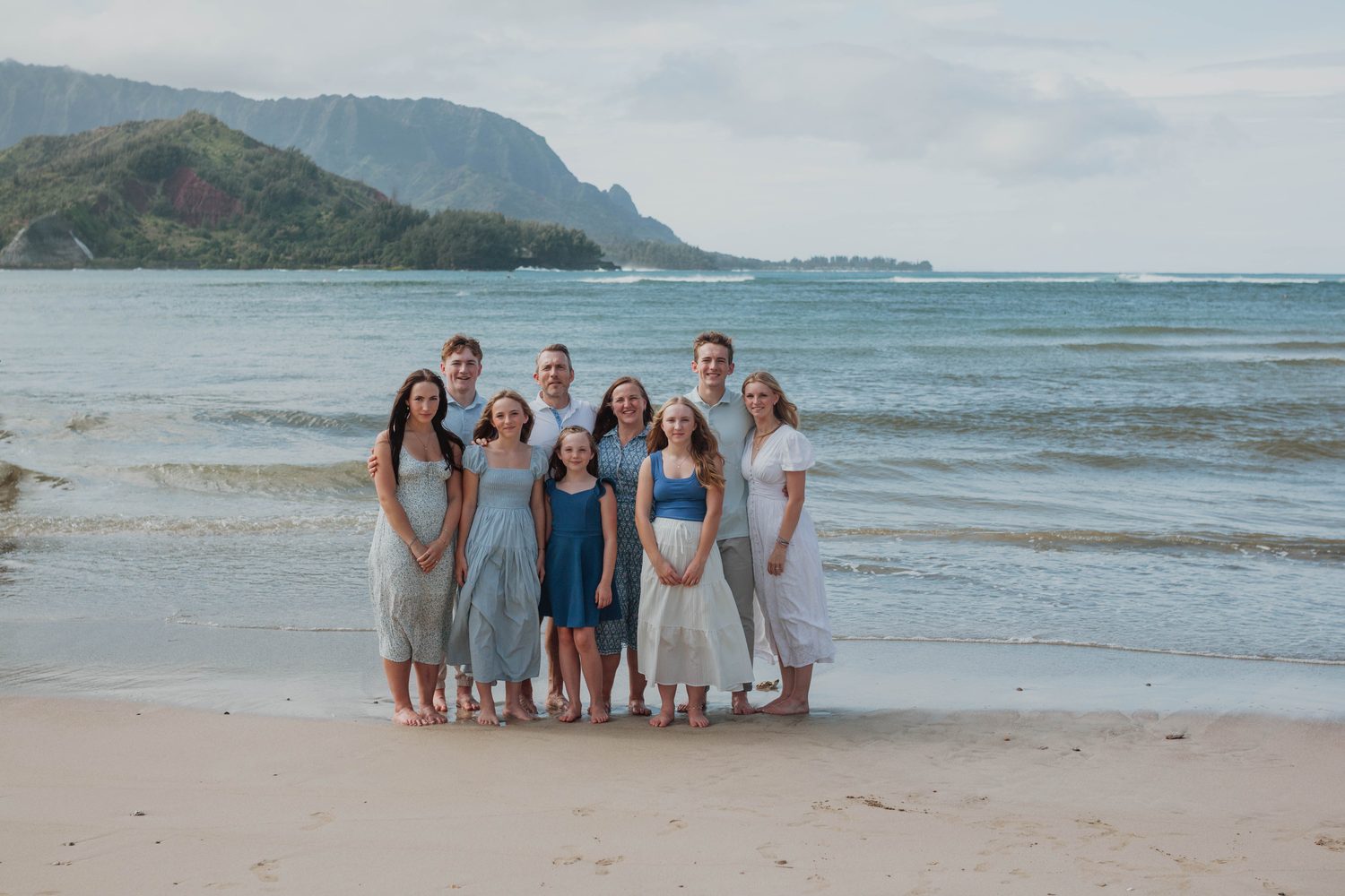 Dr. Ryan Walker and his family on the beach
